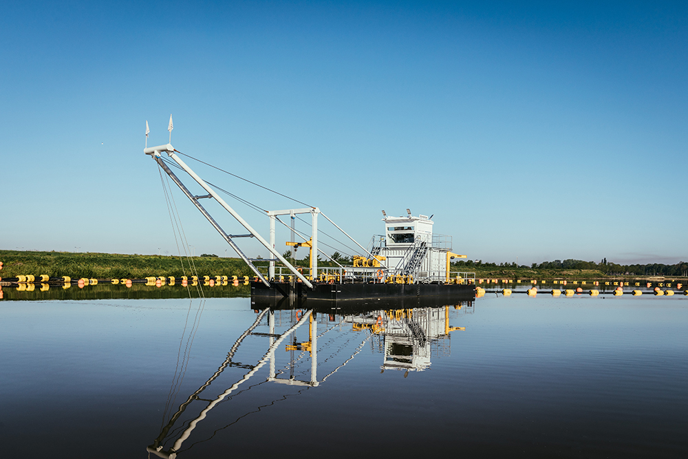Saugbagger P3E World Dredgers Realbild